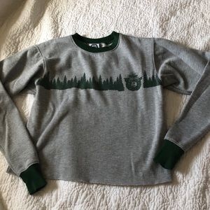 Cropped sweatshirt Smokey the bear